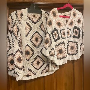 Mommy and Me Knit Shawls